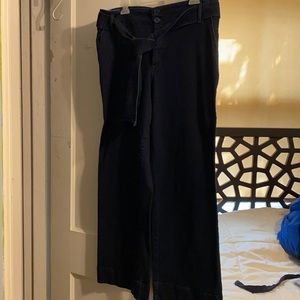 High waist wide leg denim trouser size 16